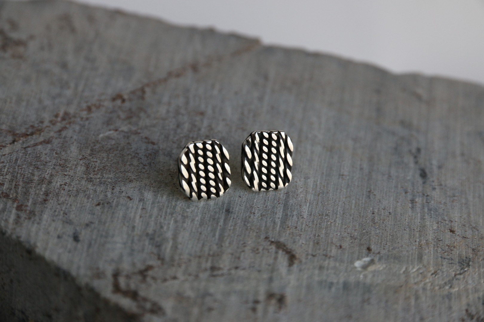 Bold Braided Earrings